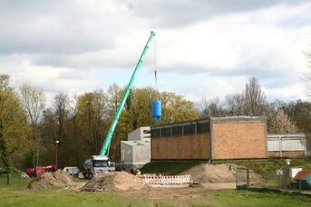 Filterkessel in Neubau Wasserwerk Tiefgestade 31.03.2020 