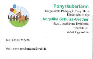 Ponyreiten bei der Ponyräuberfarm Haupstr. 61
