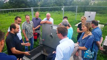 Besuch Karlsruher Delegation am 28.07.2014 - Besichtigung Langzeitwärmespeicher