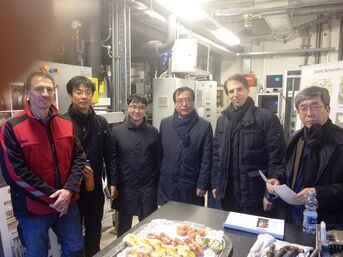 Besuch Delegation aus Südkorea am 2.12.2014 - Besichtigung Heizzentrale