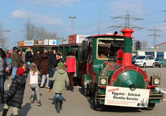 Andrang beim beliebten Bähnle März 2015