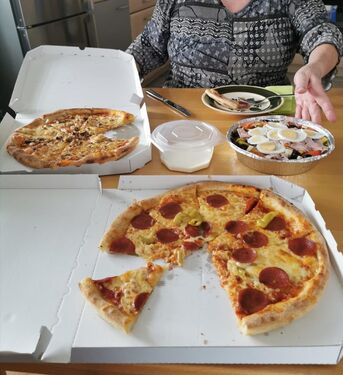 Foto Pizza Salat