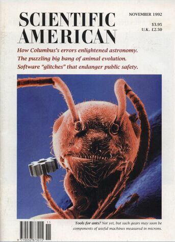 Leopoldshafener Ameise auf dem Titelblatt der bedeutenden wissenschaftlichen Zeitschrift Scientific American.