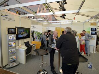 Stand der Gemeindeverwaltung 2015, Foto Film-AG Ralf Schreck
