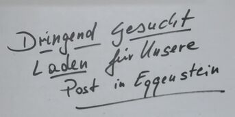 Ladengeschäft gesucht, alternativ Fläche für Container
