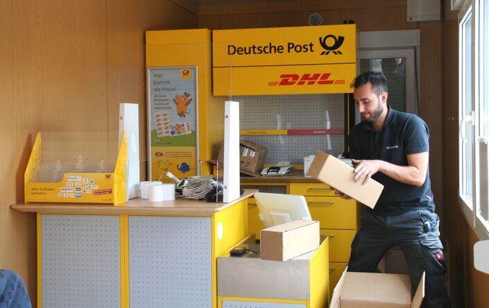 Postcontainer wurde eingerichtet