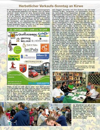 Nachlese im Amtsblatt