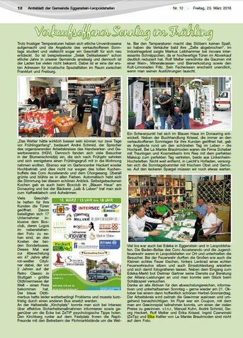 Nachlese im Amtsblatt auf Seite 6