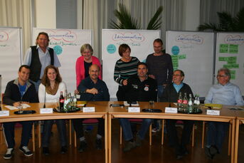 Projektgruppe vereinsübergreifende Aktivitäten (PG VÜ) am Gründungsabend in 2013, es arbeiten viele weitere mit - ohne Vereine geht nichts