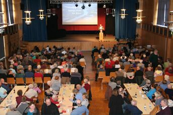 Rheinhalle am 21.01.18 beim Jubiläum "200 Jahre Rheinbegradigung"