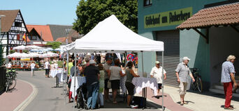 Geschichte verbindet Dorfgemeinschaft. Tolles „400+90“-Museums-Brunnenfest am 8.7.2018.