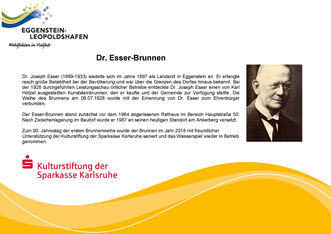 Gedenktafel Dr.-Esser-Brunnen 