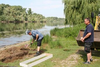 Männer mit viel Geschick, die zupacken. Ein Gewinn für die Gemeinde Eggenstein-Leopoldshafen.