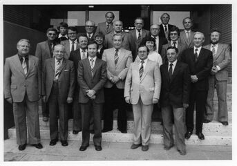 Gemeinderat 1975 -1980 im Juni 1980