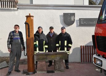 Neuer alter Brunnen beim Heimathaus, Foto Wilfried Jahraus