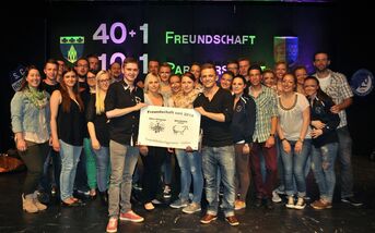 Freundschaft der Höfleiner Milchhaus-Jugend mit den LCC-Show Schnooge seit 2014, Foto Marc Mehler 