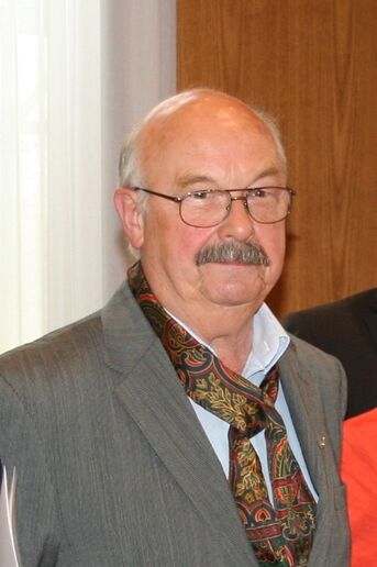 Wolfgang Knobloch bei der Verleihung Ehrennadel Heimatpflege