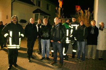 Faszinierte Zuschauer des Schauspiels