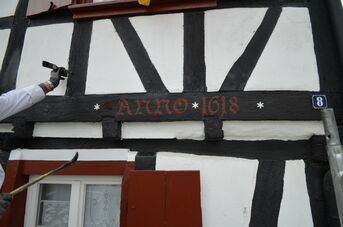 Historische Gebäude wie das Heimathaus am Ankerberg 8 aus 1618