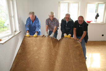 Alle ziehen an einem Strang, nicht nur bei den Bodenbelägen