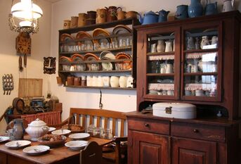 liebevoll eingerichtete Küche im Heimatmuseum